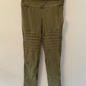 2 Pairs Girls Moto Leggings.